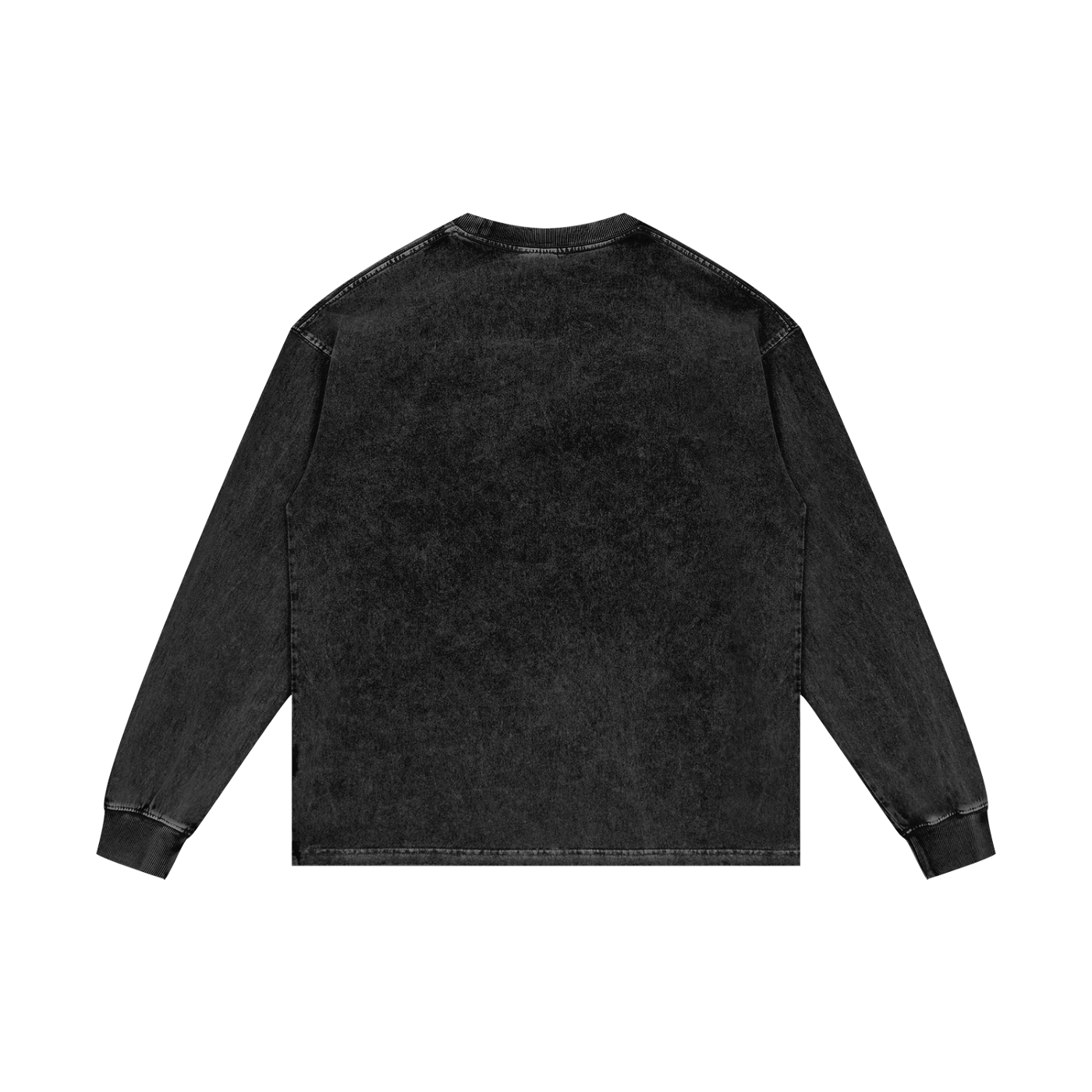 Smoking Helps Acid Wash Oversize Long Sleeve T-Shirt