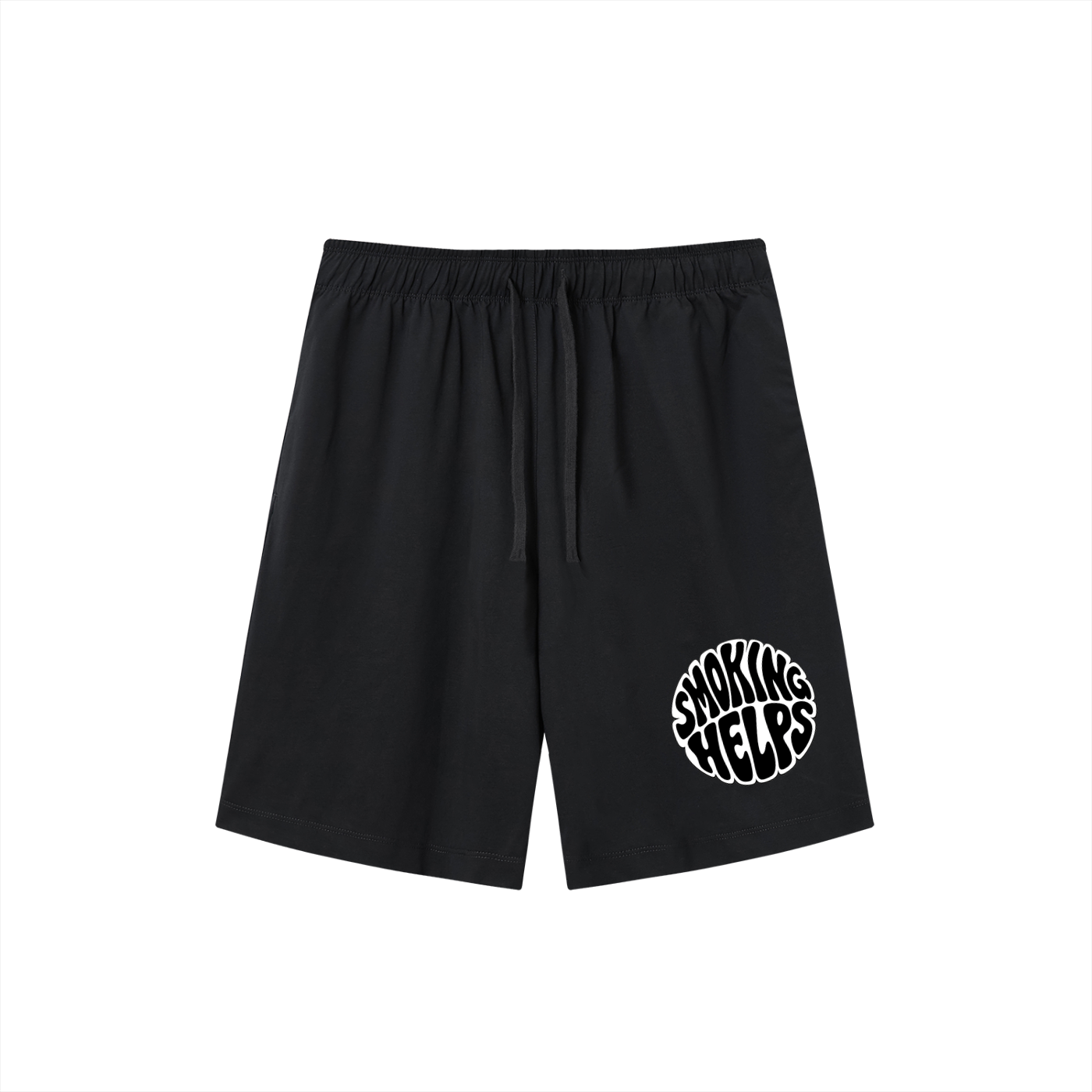 Men's Lightweight Small Smoking Helps Logo Shorts