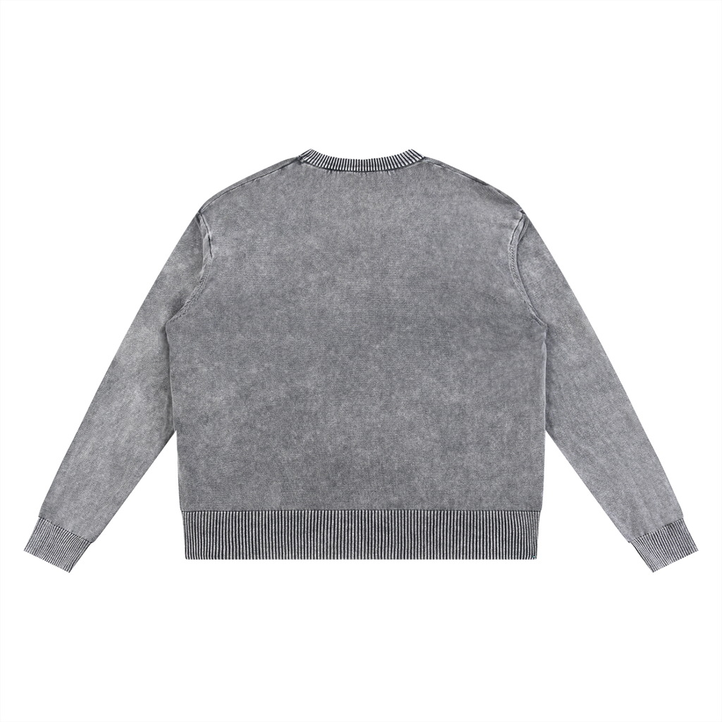 Smoking Helps Mineral Wash Oversized Sweater