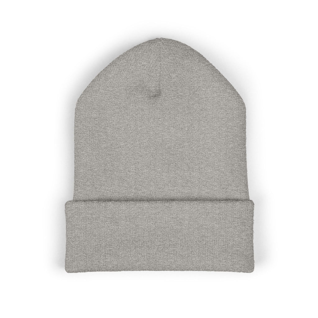 Smoking Helps Embroidered Beanie - Cuffed Knit Hat