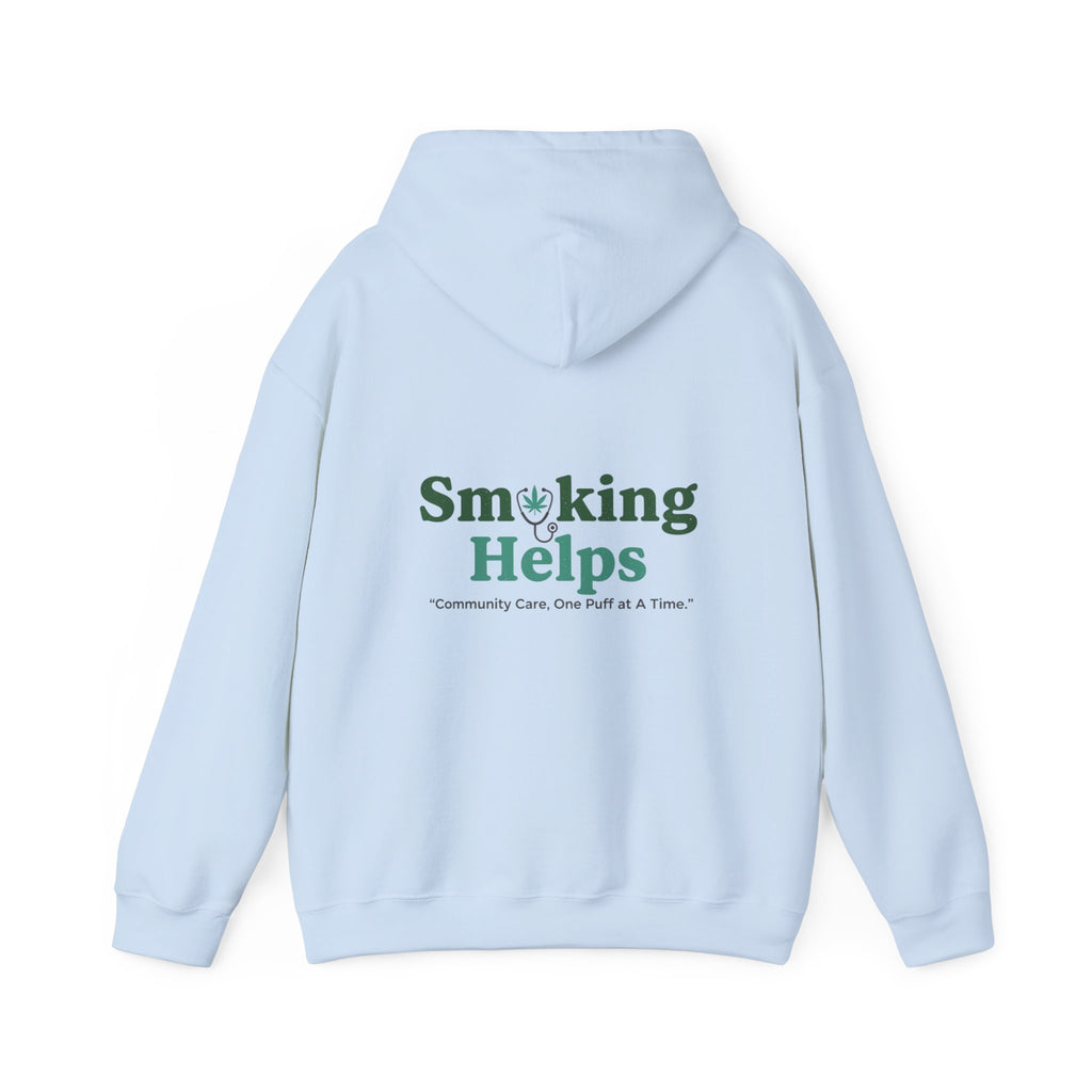 Hoodie — Smoking Helps Logo Pullover