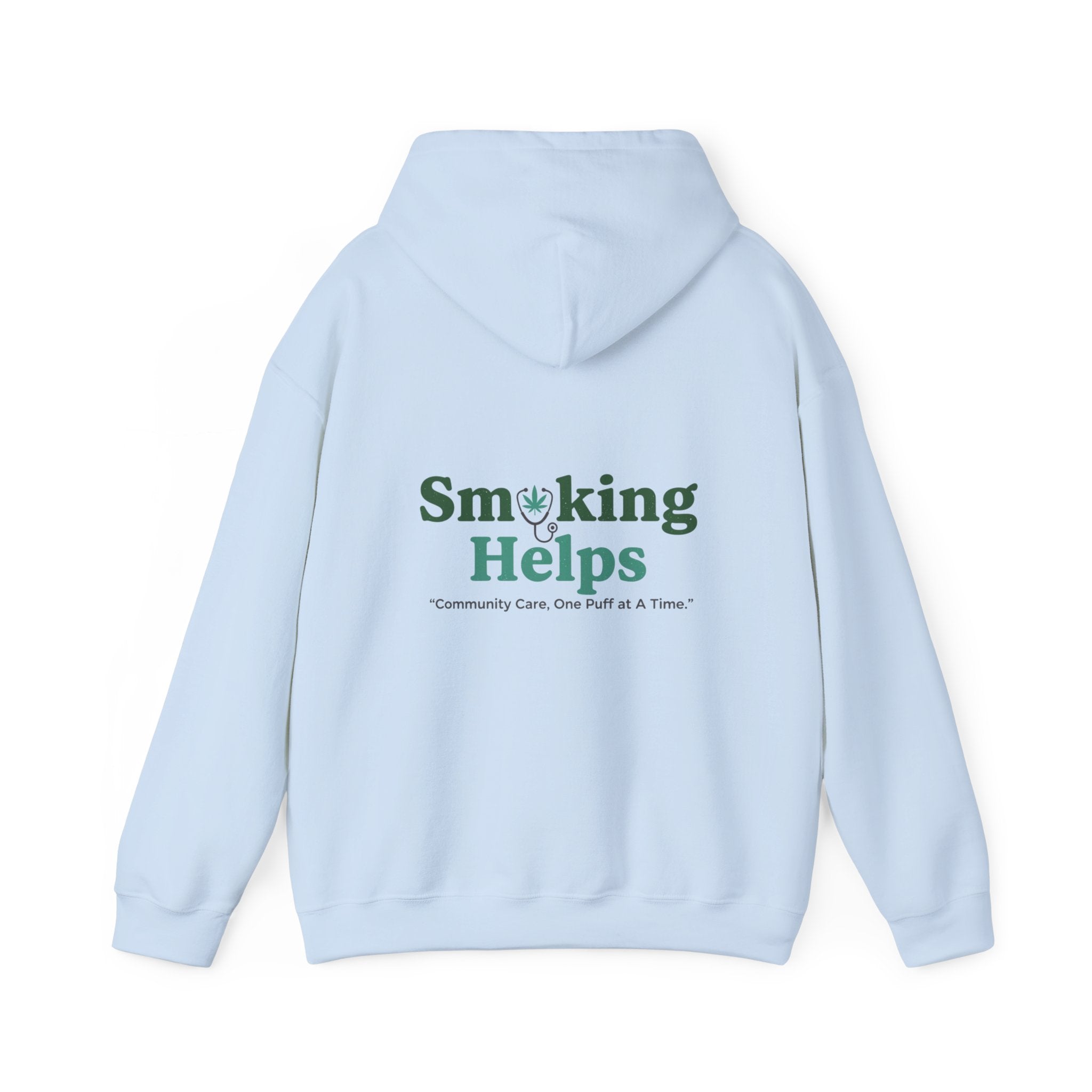 Hoodie — Smoking Helps Logo Pullover