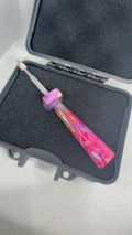 Full Pink Resin Handle Dab Tool