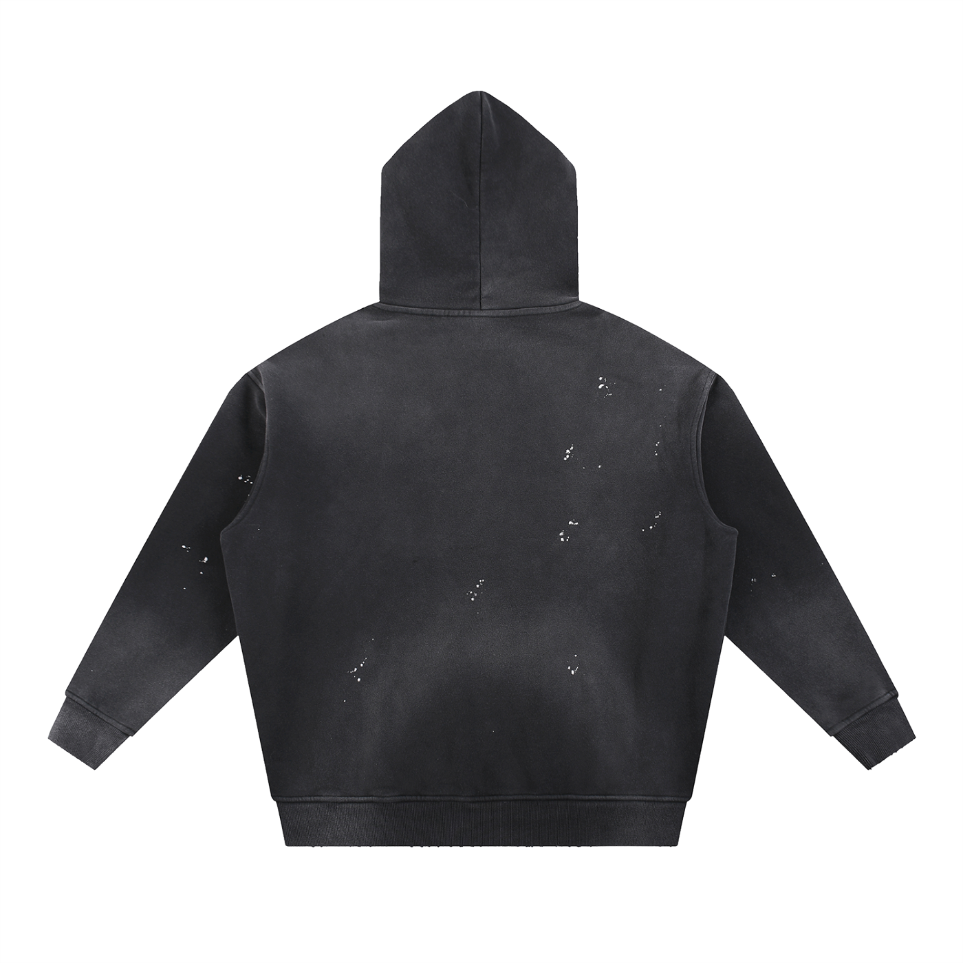 Smoking Helps Vintage Washed Frayed Fleece Hoodie