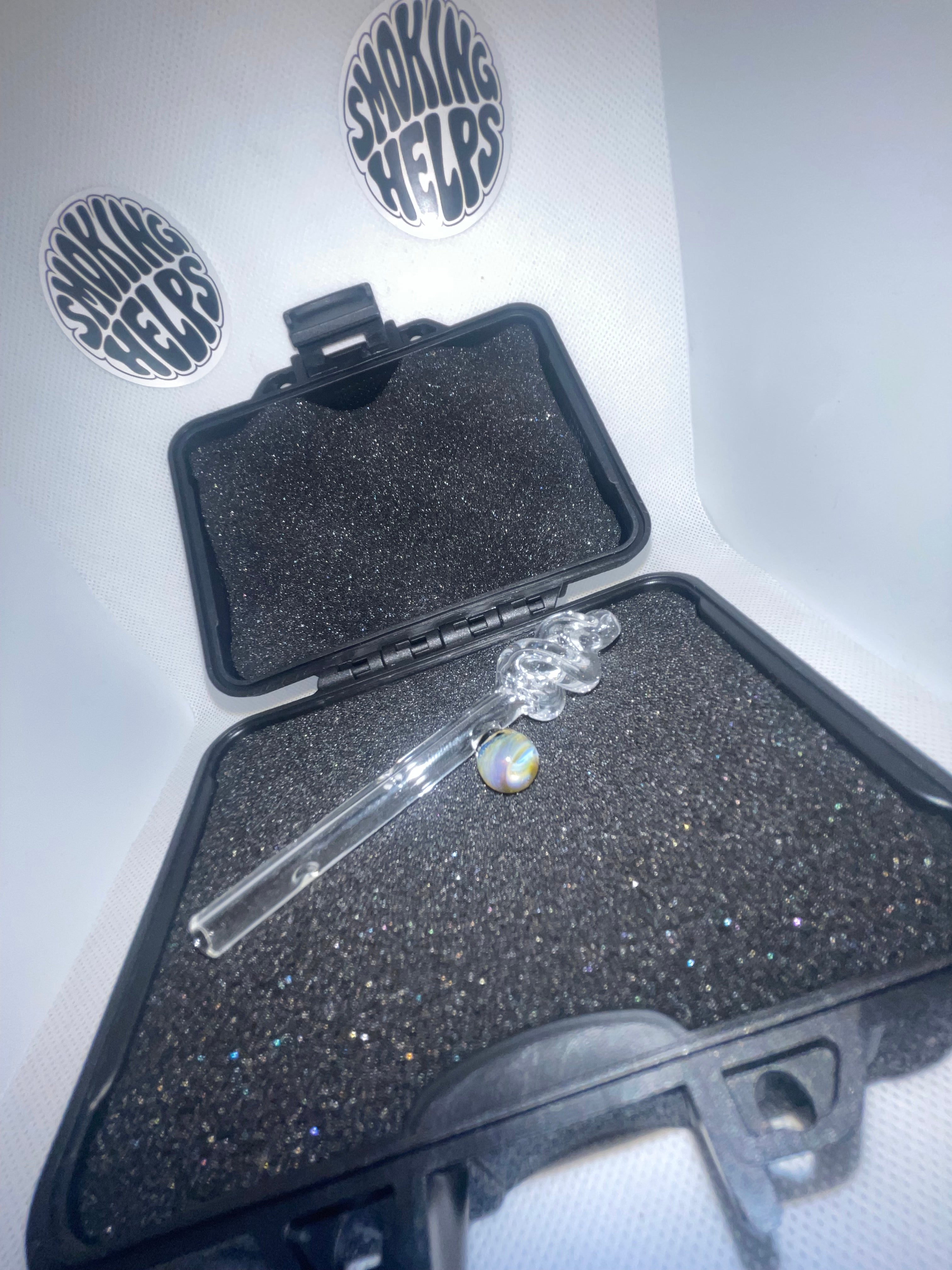 Helix Explosion Marble Set Glass Filter Tip