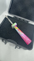 Pink Resin Handle Dab Tool
