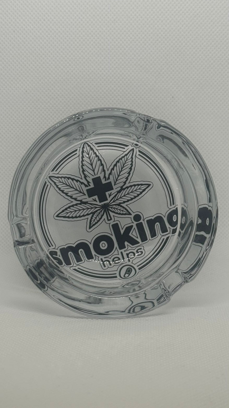 Black Branded Smoking Helps Ashytray