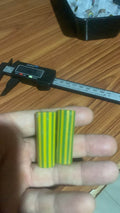 Sabai Glass Tip - Bi Colour Yellow and Green