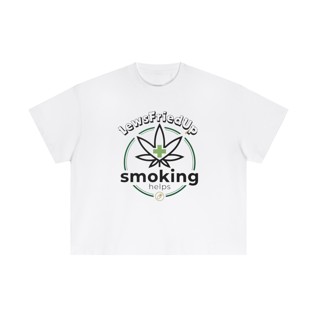 Lewsfriedup X Smoking Helps Collab - Essential Cotton T-shirt