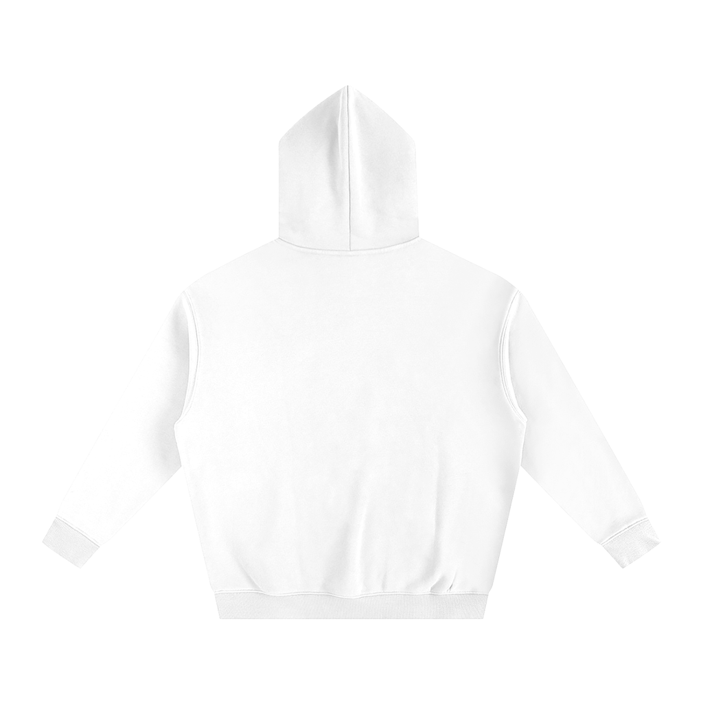 LewsFriedUp x Smoking Helps White Oversize Fleeced Hoodie