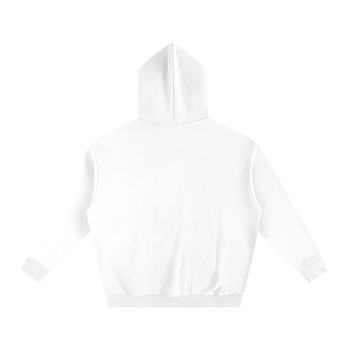 LewsFriedUp x Smoking Helps White Oversize Fleeced Hoodie