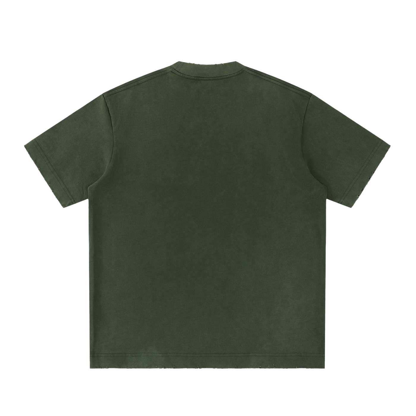 Heavyweight Vintage Washed Frayed T-Shirt S Branded