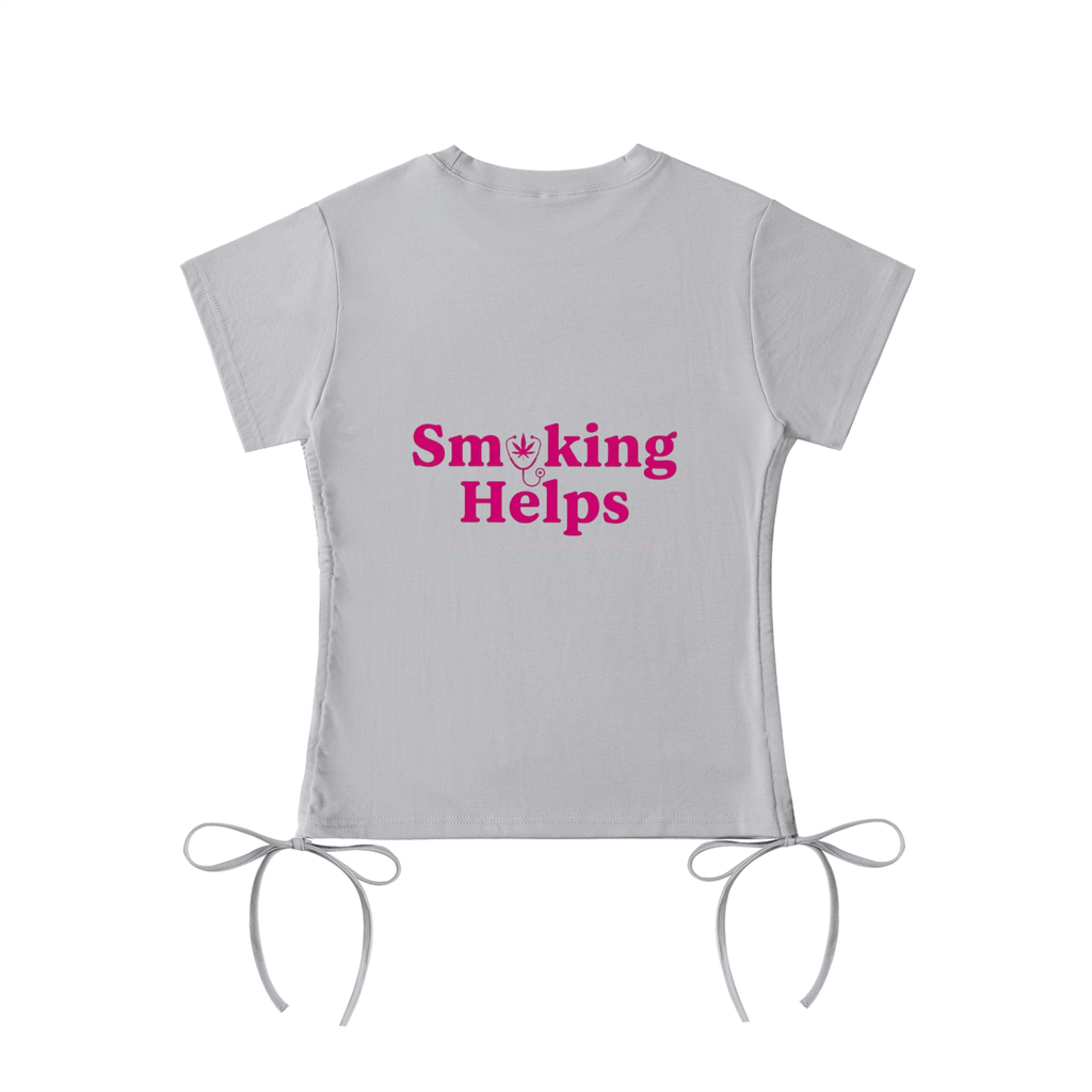 Smoking Helps Essential Drawstring T-Shirt