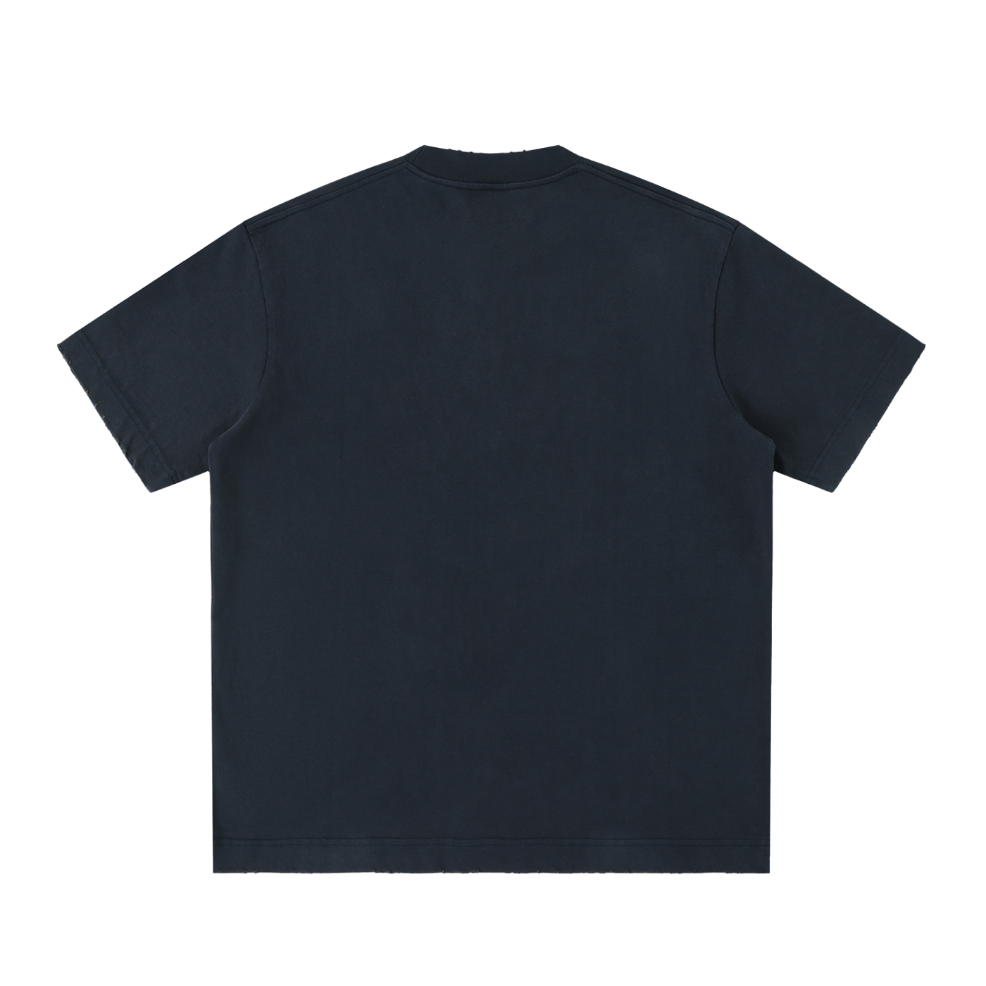 Heavyweight Vintage Washed Frayed T-Shirt S Branded