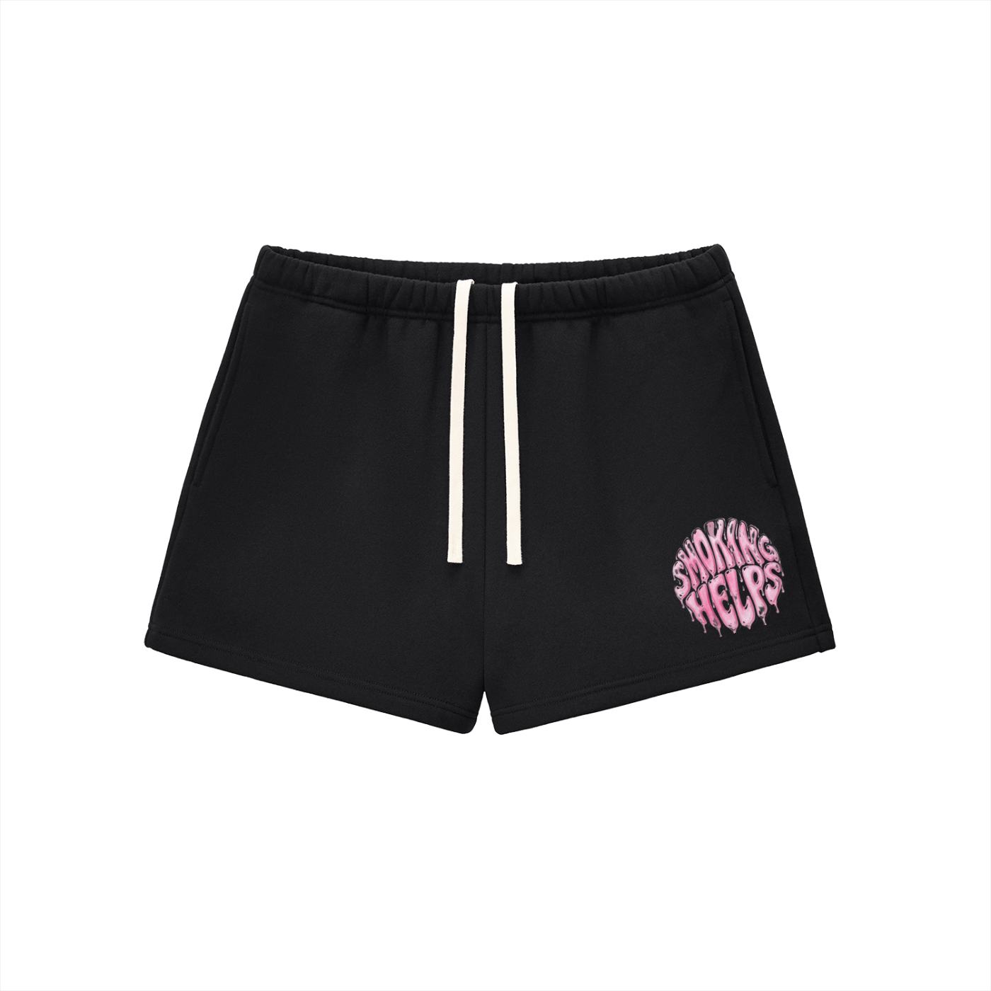 Women's Drawstring Smoking Helps Sweatshorts